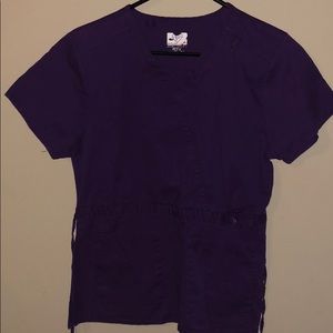 Previously worn purple scrub set 👚
